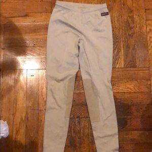 Tan equestrian tights